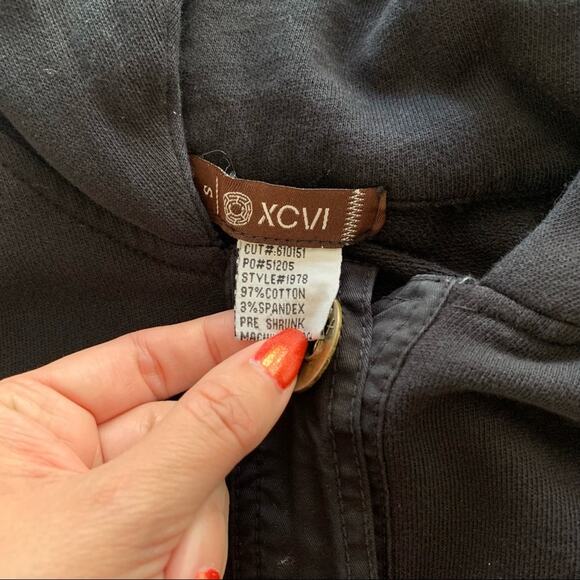 Janet Jackson 90’s R&B Icon Graphic Black Button Down Hoodie Jacket Small - Picture 9 of 9